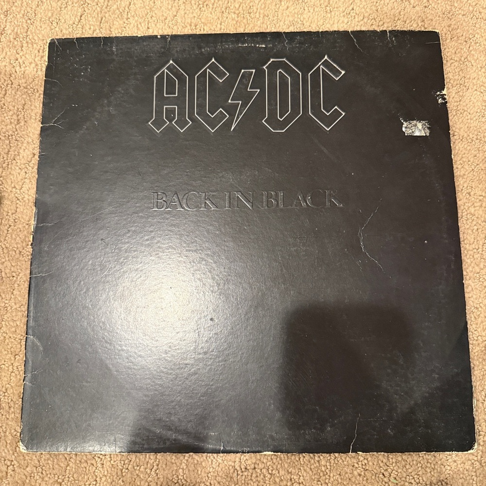 AC/DC Back in Black Vinyl Record